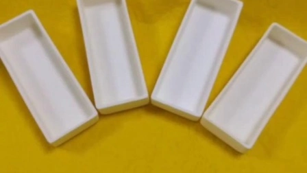 Corrosion Resistance 99% Alumina Ceramic Boat Crucible Aluminum Oxide Melting Sagger for Chemical Industry